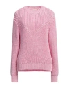 Isabel Marant Knitted Crewneck Sweater In Pink