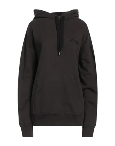 ISABEL MARANT ISABEL MARANT WOMAN SWEATSHIRT CHARCOAL SIZE 4 COTTON, POLYESTER