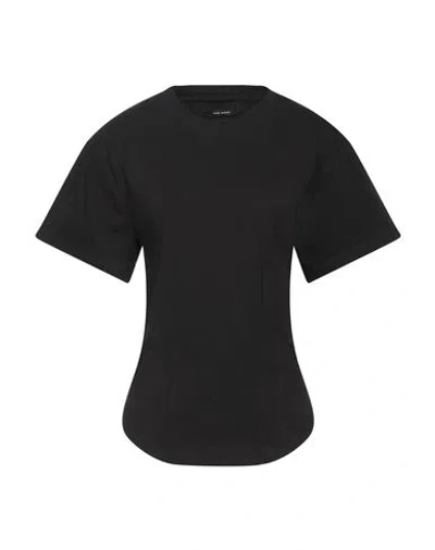 Isabel Marant Woman T-shirt Black Size 4 Cotton