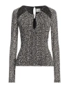 Isabel Marant Woman T-shirt Black Size 6 Viscose, Elastane In Black