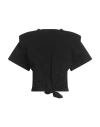 Isabel Marant Woman T-shirt Black Size L Cotton