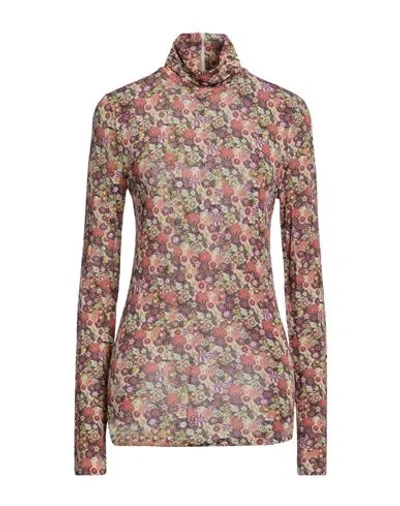 Isabel Marant Woman T-shirt Coral Size 10 Viscose, Elastane In Red