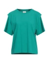 Isabel Marant Woman T-shirt Green Size L Cotton In Green