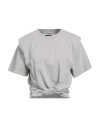 Isabel Marant Woman T-shirt Grey Size Xl Cotton
