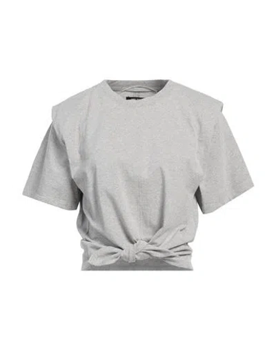 Isabel Marant Woman T-shirt Grey Size Xl Cotton