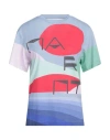 Isabel Marant Woman T-shirt Light Blue Size Xs Cotton In Blue