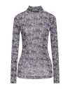 Isabel Marant Floral-patterned T-shirt In Purple