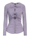 Isabel Marant Woman T-shirt Purple Size 8 Viscose, Elastane