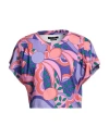 Isabel Marant Woman T-shirt Purple Size Xs Cotton In Purple