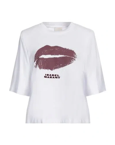 Isabel Marant Woman T-shirt White Size M Cotton