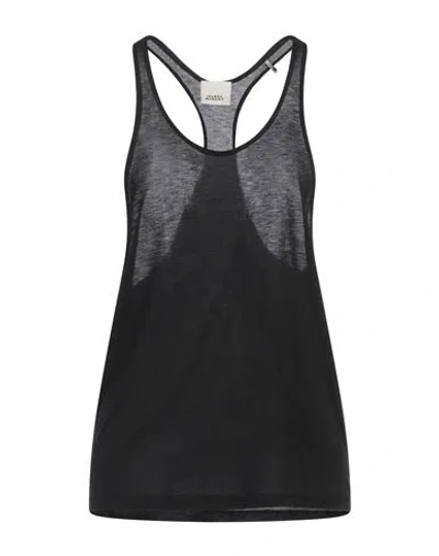 Isabel Marant Woman Tank Top Black Size S Viscose