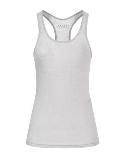 Isabel Marant Woman Tank Top Light Grey Size S Cotton, Cashmere In Grey