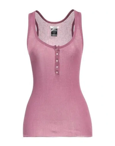 Isabel Marant Woman Tank Top Pastel Pink Size L Cotton