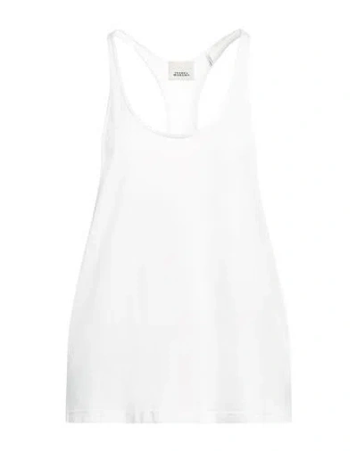 ISABEL MARANT ISABEL MARANT WOMAN TANK TOP WHITE SIZE L COTTON
