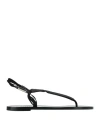 Isabel Marant Woman Thong Sandal Black Size 5.5 Lambskin
