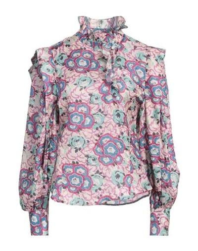 Isabel Marant Woman Top Beige Size 12 Silk