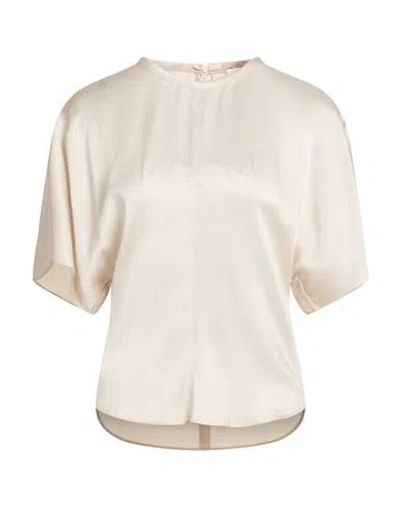 Isabel Marant Woman Top Beige Size 8 Viscose, Acetate In Neutral
