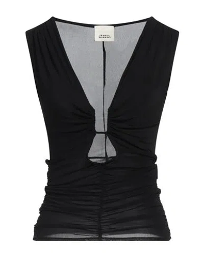 Isabel Marant Woman Top Black Size 10 Viscose, Elastane