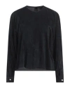 Isabel Marant Woman Top Black Size 8 Viscose, Linen