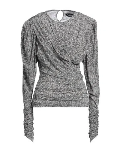 Isabel Marant Woman Top Black Size 12 Viscose, Elastane
