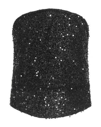 Isabel Marant Woman Top Black Size 2 Cotton, Polyester, Elastane