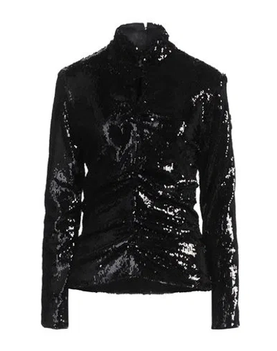 Isabel Marant Woman Top Black Size 6 Cotton, Polyester