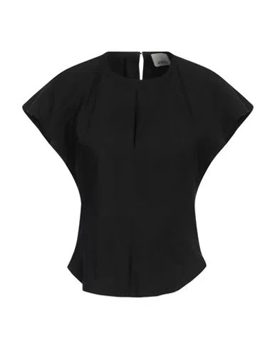 Isabel Marant Woman Top Black Size 6 Hemp, Viscose, Elastane