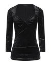 Isabel Marant Woman Top Black Size 4 Polyester, Elastane