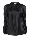Isabel Marant Woman Shirt Black Size 6 Silk, Elastane