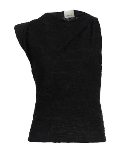 Isabel Marant Woman Top Black Size 6 Cotton, Polyamide, Elastane