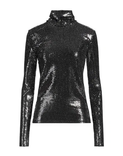 ISABEL MARANT ISABEL MARANT WOMAN TOP BLACK SIZE 8 NYLON, METAL, ELASTANE