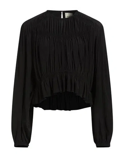 Isabel Marant Woman Top Black Size 8 Silk