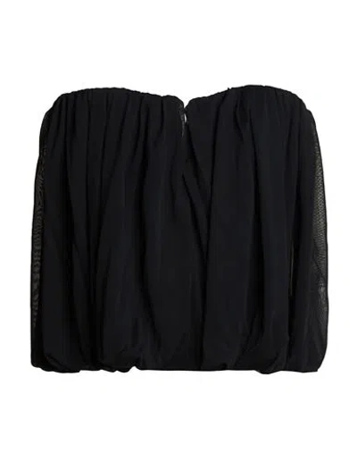 Isabel Marant Woman Top Black Size 8 Viscose, Silk