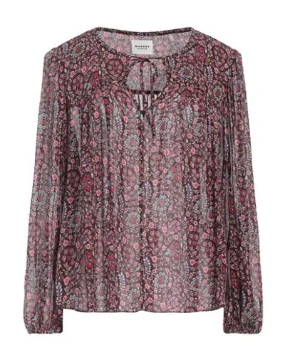 Isabel Marant Woman Top Cocoa Size 8 Viscose In Brown