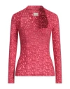 Isabel Marant Woman Top Fuchsia Size 2 Viscose, Polyamide, Elastane In Pink