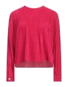 Isabel Marant Woman Top Fuchsia Size 8 Viscose, Linen In Pink