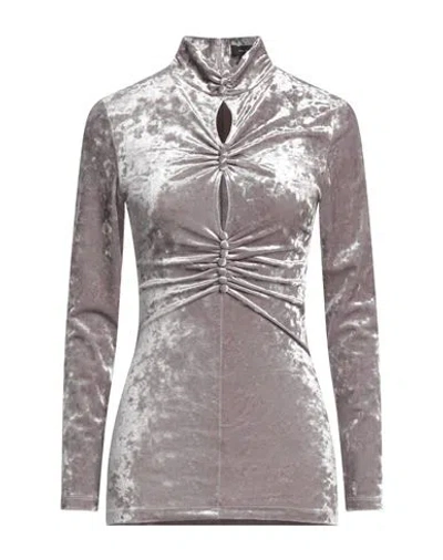 ISABEL MARANT ISABEL MARANT WOMAN TOP GREY SIZE 4 POLYESTER, ELASTANE