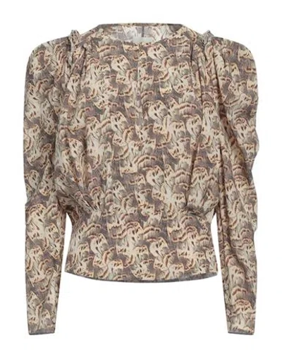 Isabel Marant Woman Top Ivory Size 6 Silk, Elastane In White