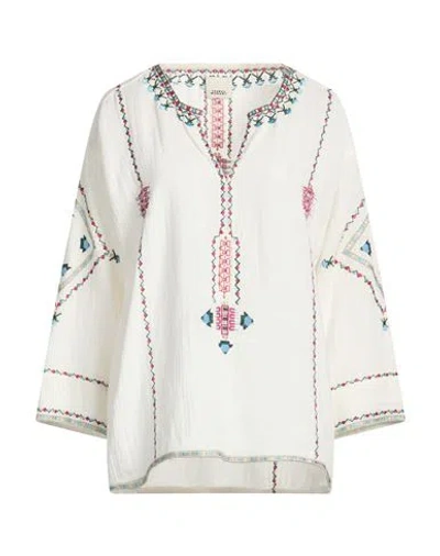 Isabel Marant Woman Top Ivory Size 8 Cotton, Viscose In White