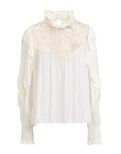 Isabel Marant Woman Top Ivory Size 8 Polyester In Neutral