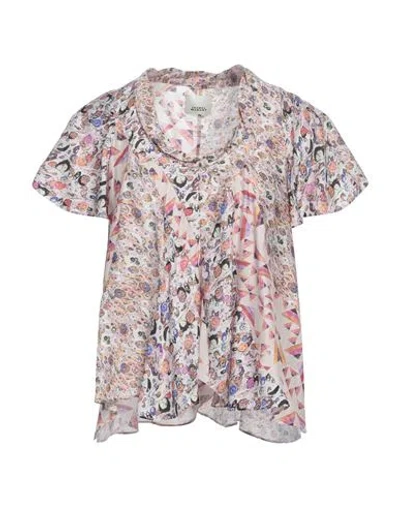 Isabel Marant Woman Top Light Pink Size 8 Polyamide, Silk