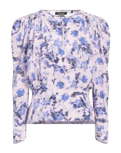 Isabel Marant Woman Blouse Lilac Size 10 Silk In Purple