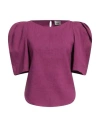 Isabel Marant Woman Top Mauve Size 10 Hemp, Viscose, Elastane In Purple