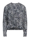 Isabel Marant Woman Top Navy Size 8 Silk, Elastane