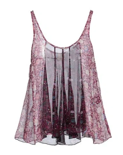Isabel Marant Woman Top Deep Purple Size 6 Silk