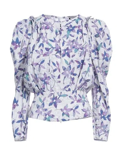 Isabel Marant Woman Top Purple Size 4 Viscose, Silk, Elastane