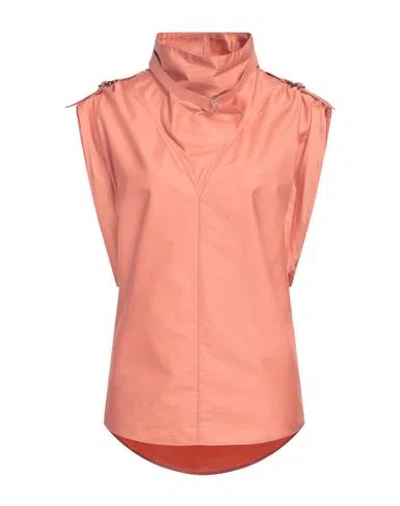 Isabel Marant Woman Top Salmon Pink Size 8 Cotton