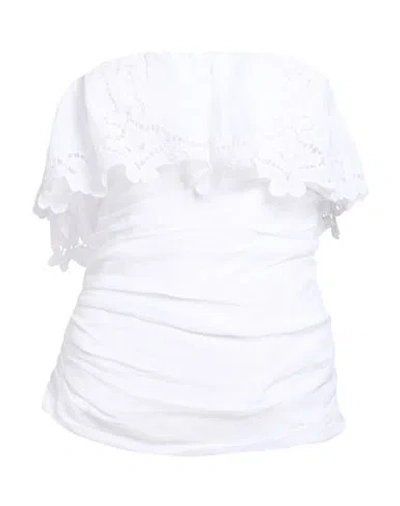 Isabel Marant Woman Top White Size 2 Cotton