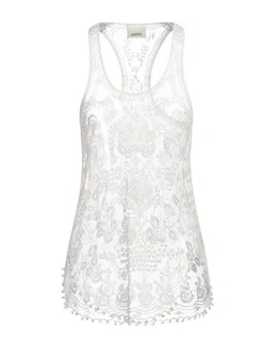 Isabel Marant Woman Top White Size 2 Polyamide