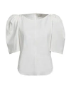 Isabel Marant Woman Top White Size 6 Hemp, Viscose, Elastane